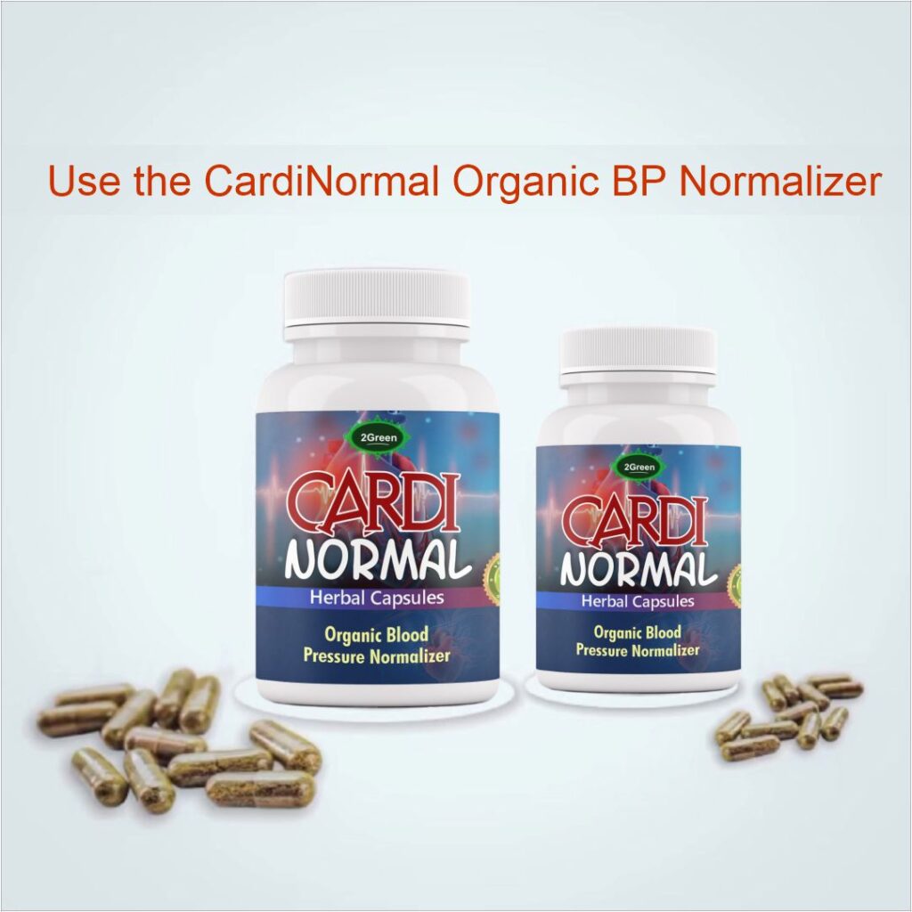 Normalizer Kit CardiNormal – Blood Pressure Normalizer (2 Bottles) – Green Remedies ...